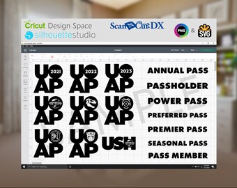Passholder Svg Etsy