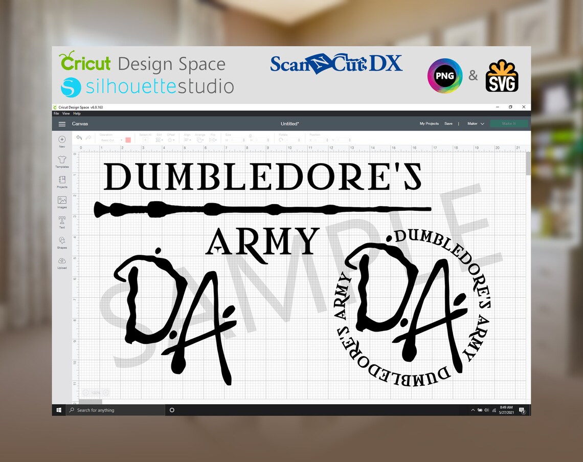 Dumbledore's Army SVG Cut Image &amp; HD PNG | Etsy