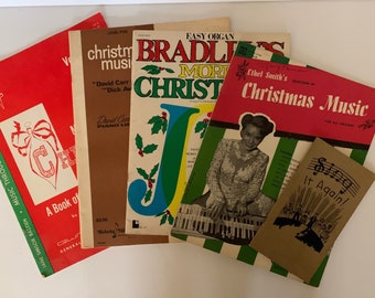 Vintage Assortment of Christmas Sheet Music