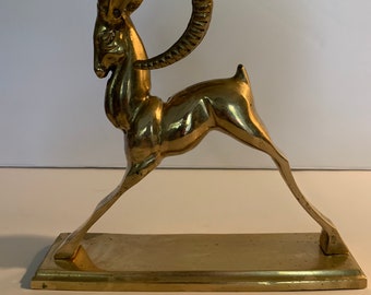 Brass Ram/Gazelle Home Decor/Bookend