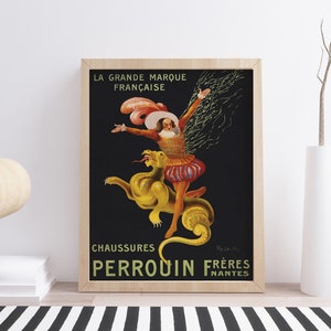 Leonetto Cappiello - Nantes La grande marque française 1909 - Vintage Print, Vintage French Decor, French Wall Art, Housewarming Gift Idea