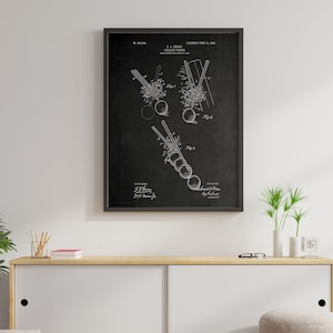 Vintage Billiards Patent Prints - Billiards Bridge Print, Billiards Wall Art, Billiards Poster, Billiards Gift,Basement Decor,Pool Table Art