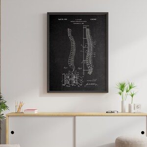 Vintage Anatomy Patent Prints - Medical School Decor, Human Skeleton, Medical Student Gift, Clinic Decor, Anatomy Wall Art, Medical Wall Art