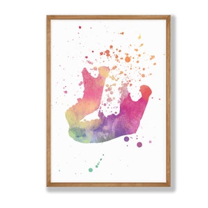 Impresión de mandíbula de acuarela - Impresión de anatomía humana, decoración de anatomía, decoración de la pared de la clínica, arte de la pared médica, decoración del hospital, regalo del estudiante de medicina,