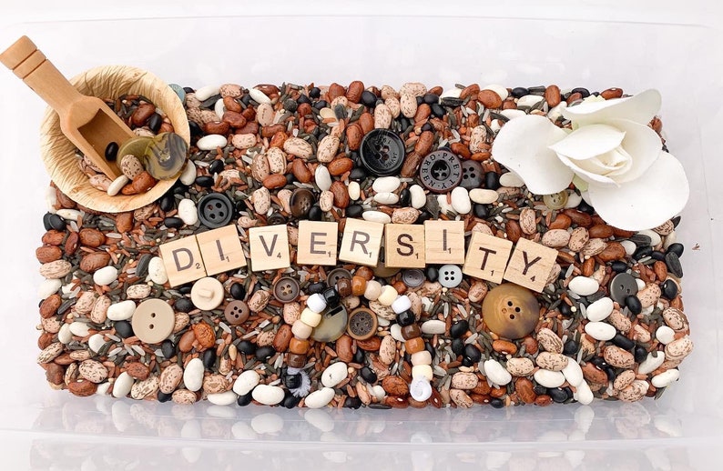 Personalized Diversity Sensory Bin Etsy
