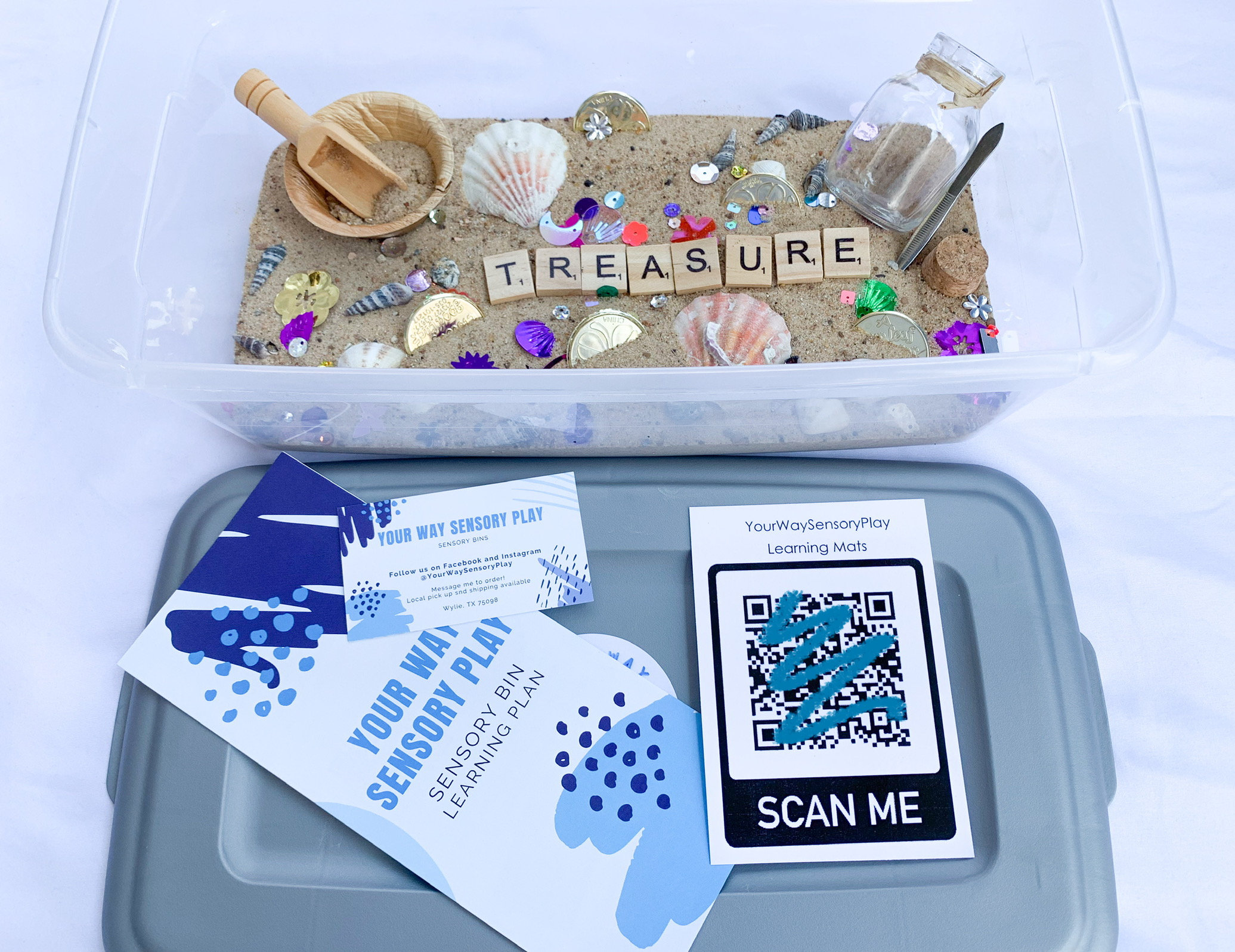 Personalized Treasure Sensory Bin Etsy personalized-treasure-sensory-bin-etsy