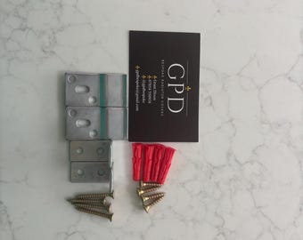 Fixing kit for radiator cover (all internal hidden brackets)