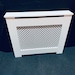 Bespoke radiator cover with decorative panel