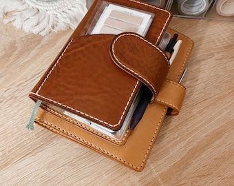 Pocket sized TN leather cover, Moleskine Pocket cover, Moleskine Daily, Sterling Ink Pocket, Journal cover, Leather Notebook, 040