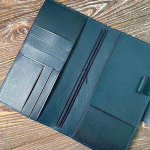 Regular TN Leather Cover, Standard Travelers Notebook Case, N1 Common Planner Cover, Handmade Leather Journal, 020