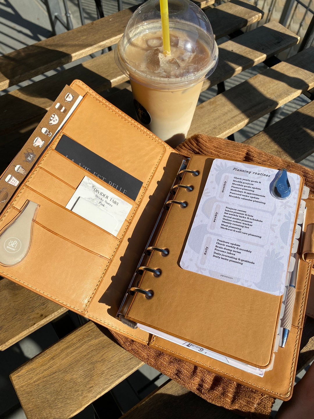 Personal 6-Ring Exercise Organizer / TAMS Paper Holder – Blue, Military-Grade Field Document Holder