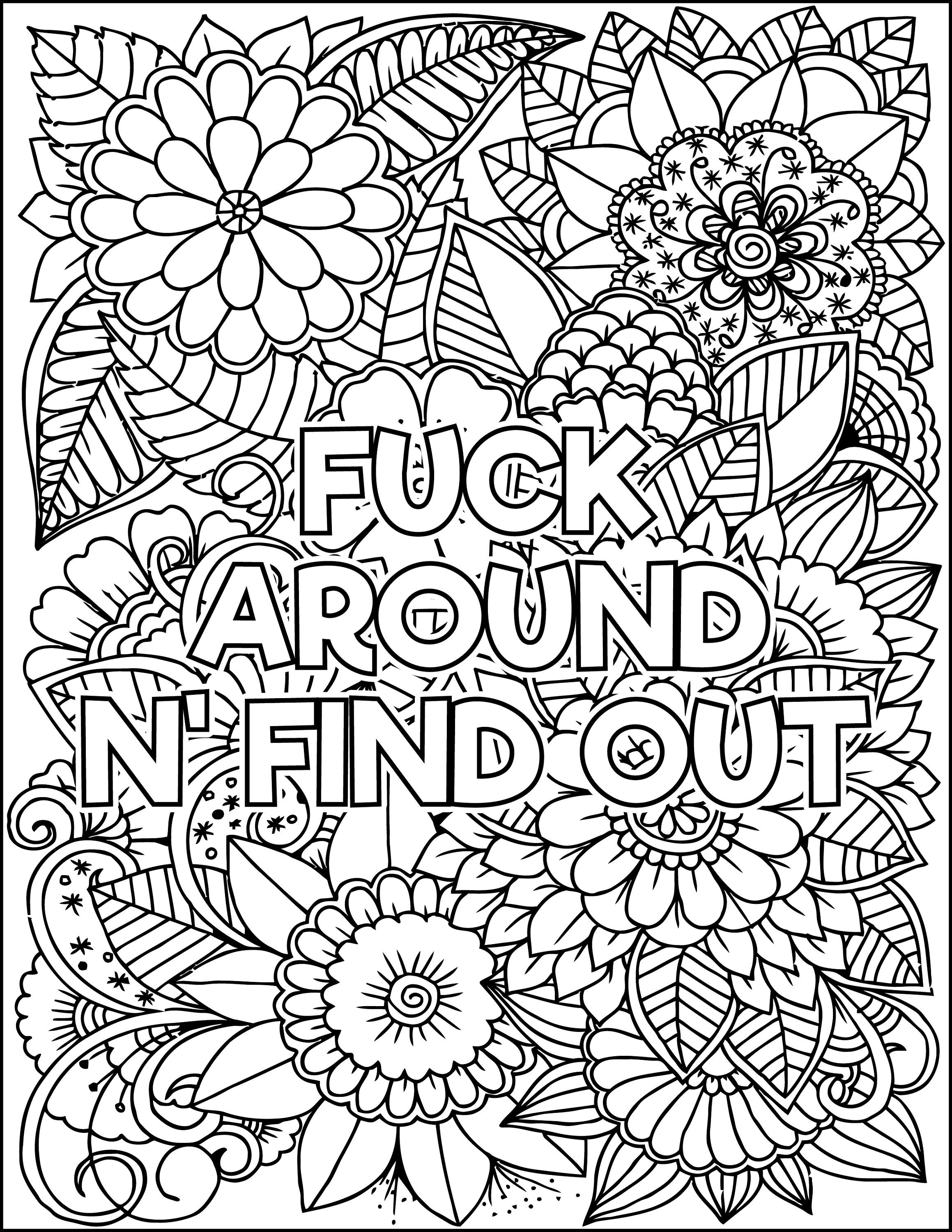 Adult Coloring Pages Digital Coloring Book Pdf Printable Coloring Book