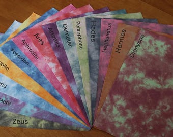 Aida Cloth, 14 and 16 Count, Hand Dyed, Cross Stitch Fabric, Embroidery Fabric