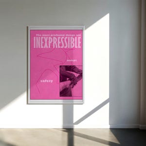 Inexpressible Poster Original 18x24&quot;