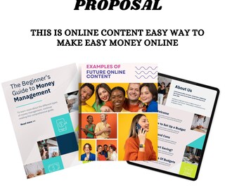 Guía de propuesta de proyecto de sitio web / Plantilla de propuesta de diseño web / Guía de propuesta de cliente / Plan de proyecto de desarrollo web / Propuesta