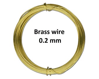 Brass wire  (0,2mm) | 100 Metres