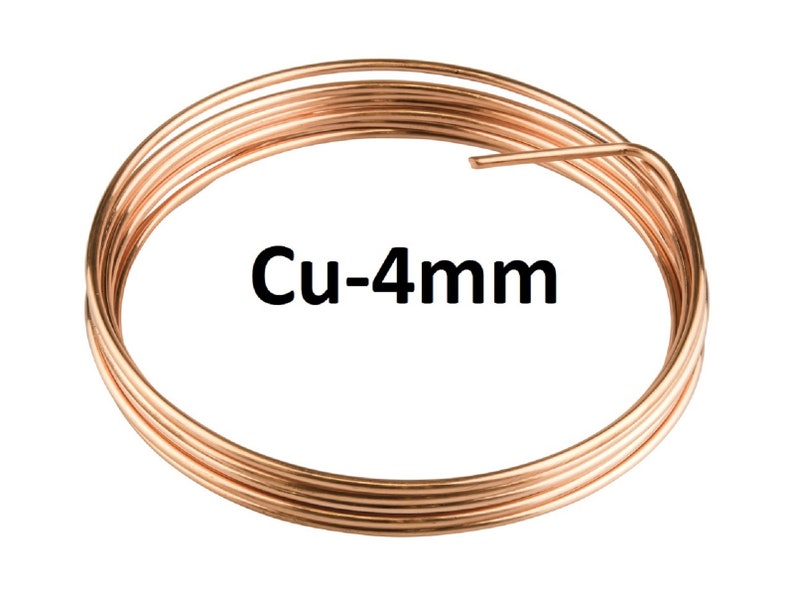 Soft copper wire Diameter 4 mm purity 99.9 image 1