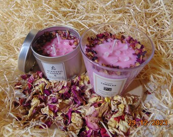 Candele di soia profumate Magic Rose & Love Stone - 2 x 6 once