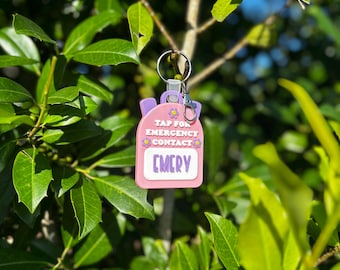 Etiqueta NFC de emergencia personalizada para niños: identificación de seguridad para mochilas