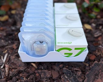 3D Printed Dexcom G7 & Omnipod 5 Organizer | Diabetes Supply Storage