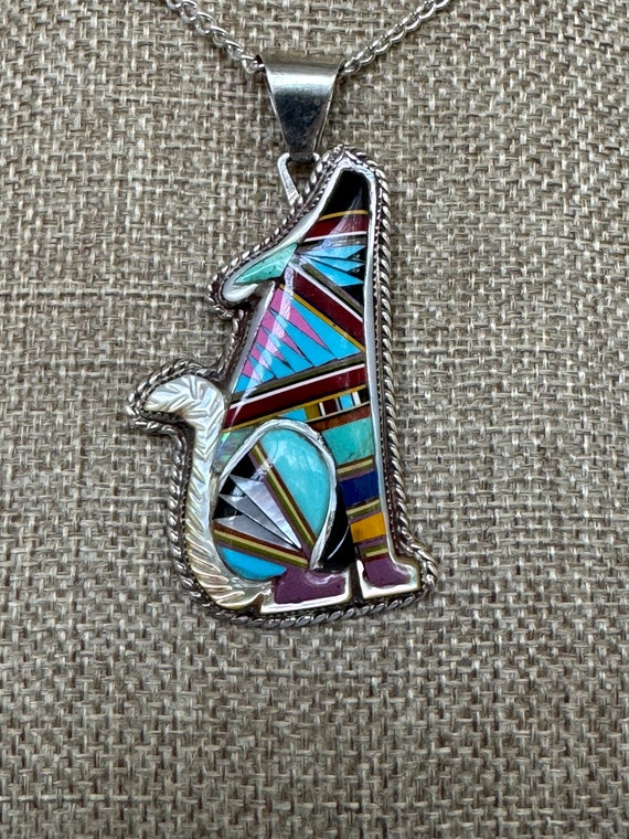 Coyote the Trickster: Sterling Silver and Multi-St
