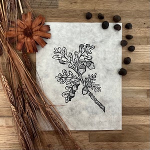 White Oak Handmade Block Print