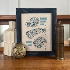 The World is Your Oyster - Handmade Block Print