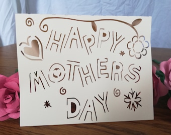 Cricut Joy Mothers day Card Template/Cute mamas day/ SVG file instant download/PNG Clear Format/ Love you mom/ easy beginner project