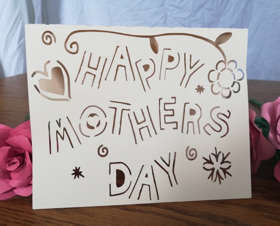 Cricut Joy Mothers day Card Template/Cute mamas day/ SVG file instant download/PNG Clear Format/ Love you mom/ easy beginner project