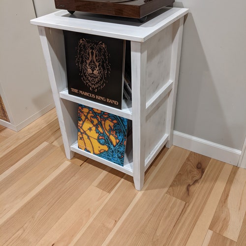 Modern Record Player Stand Vinyl Storage Etsy