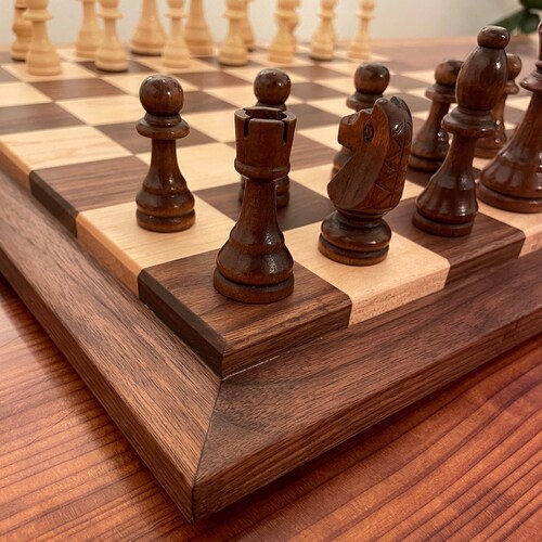Solid wood chess table Clearance