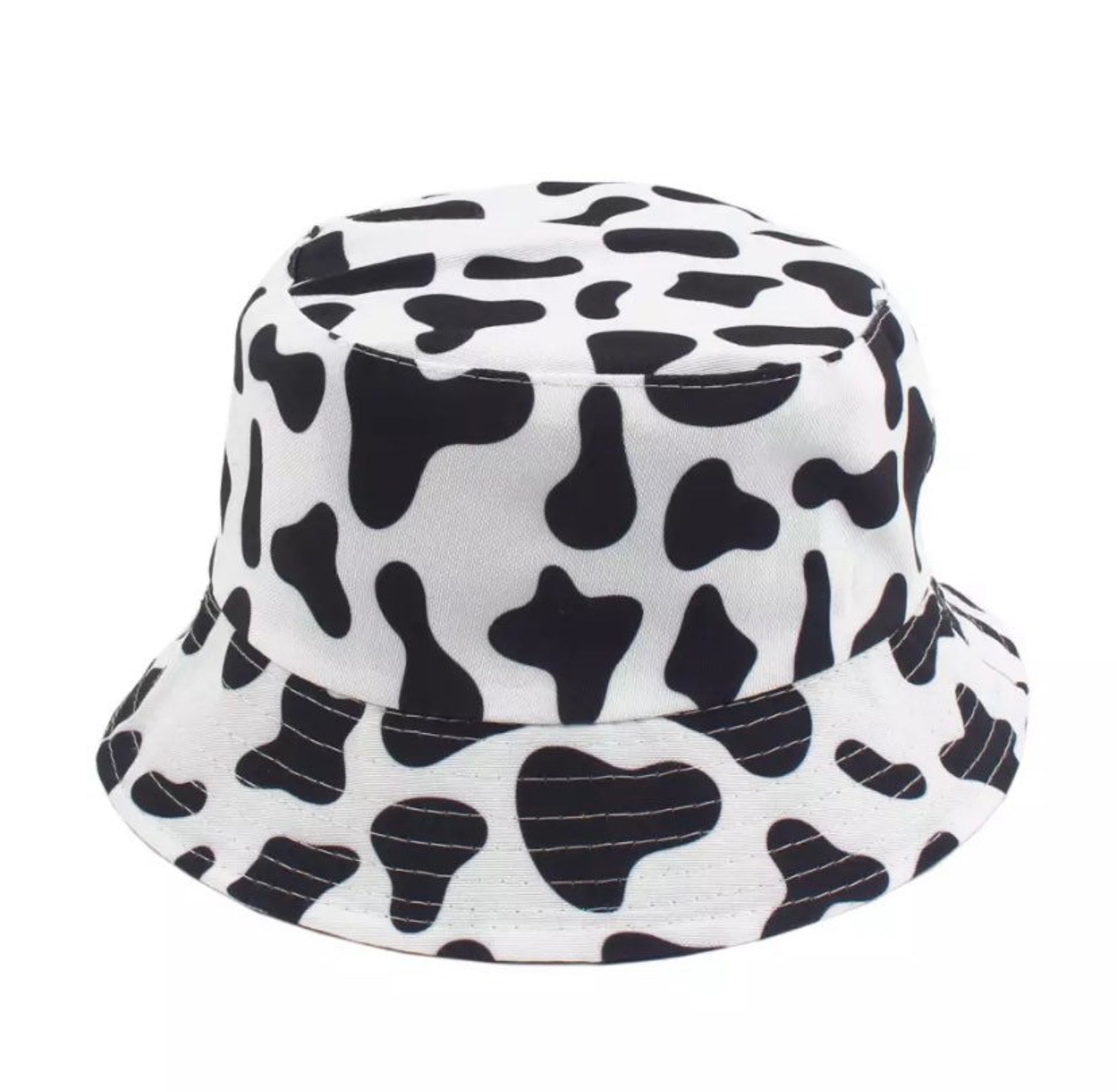 Cute Black and White Animal Print Bucket Hats Bucket Hat Etsy