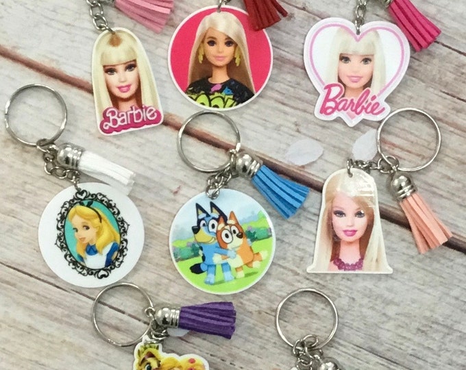 Children’s keyrings cartoon characters,bag charm,Keychains for kids