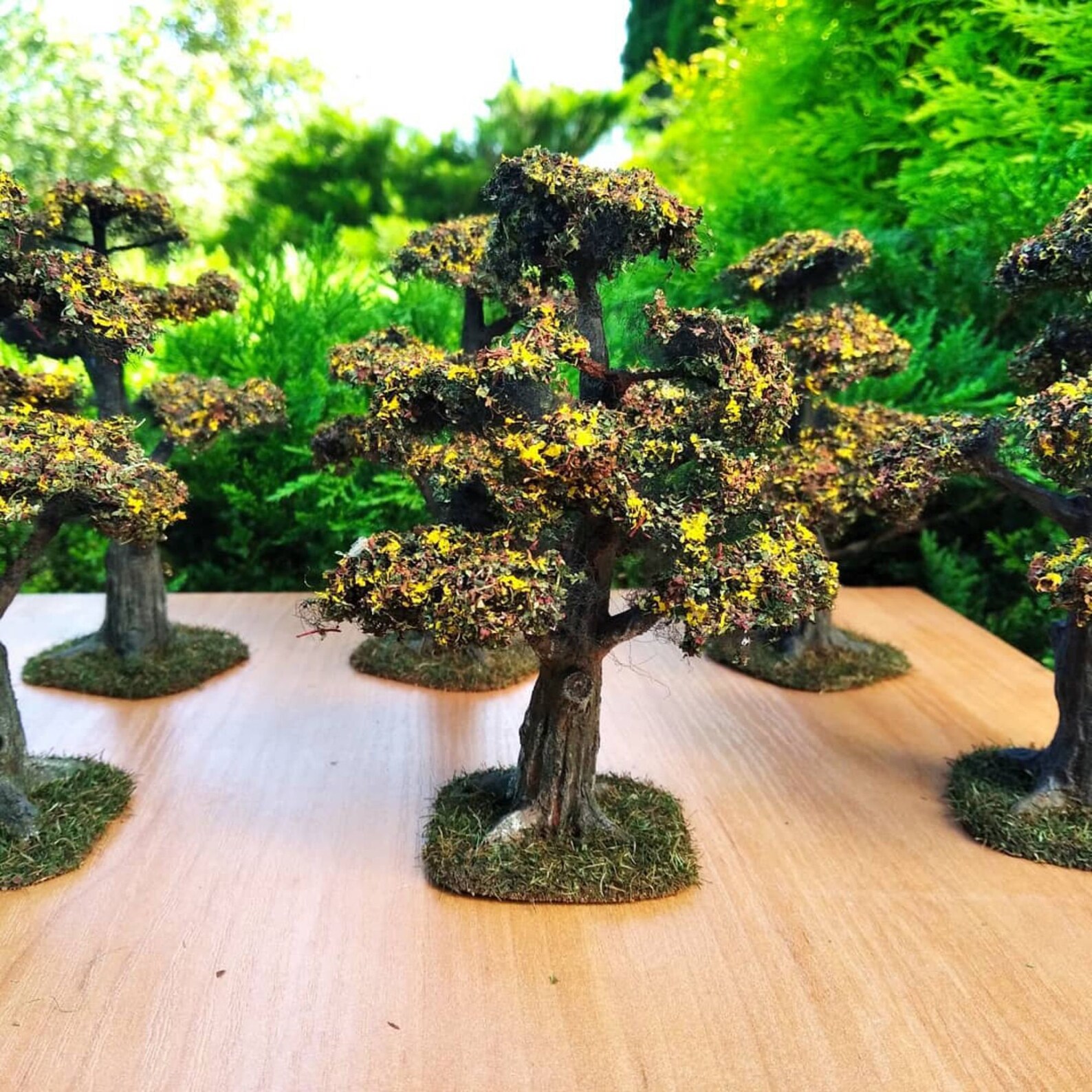 Miniature Trees Terrain for Tabletop Gaming RPG Miniatures Etsy