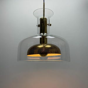 Swedish &#39;Crystal&#39; pendant light by Anders Pehrson for Atelje Lyktan 1970