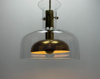 Swedish 'Crystal' pendant light by Anders Pehrson for Atelje Lyktan 1970