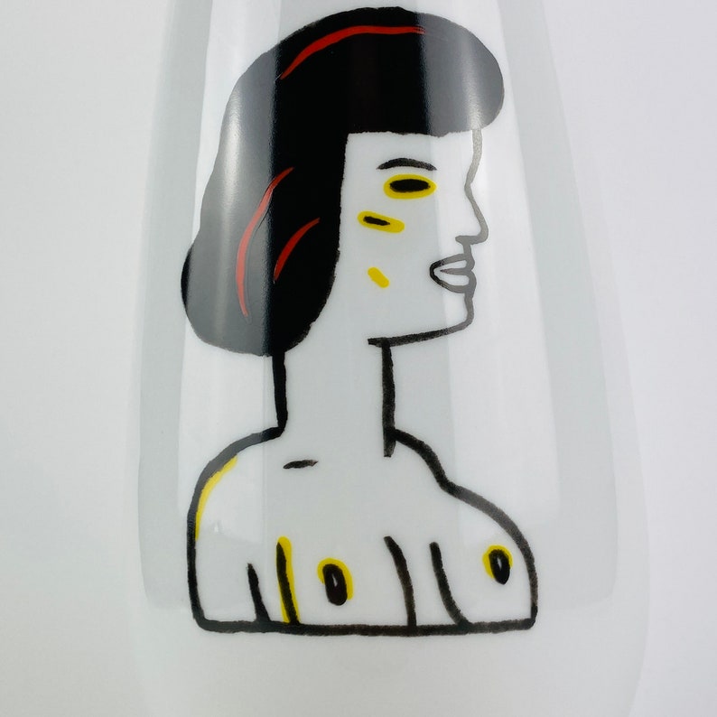 Alessi Tendentse Vase by Guillermo Tejeda for Alessandro Mendini 100% Make-up series No. 83 image 4