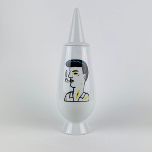 Alessi Tendentse Vase by Guillermo Tejeda for Alessandro Mendini 100% Make-up series No. 83 image 1