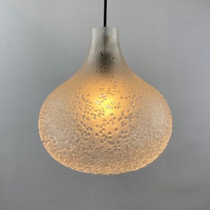 Droplet shaped large pendant light 'Patmos' by Horst Tüselmann for Peill & Putzler