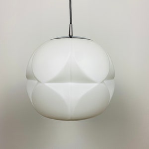 White frosted glass artichoke pendant light XL by Peill and Putzler image 2