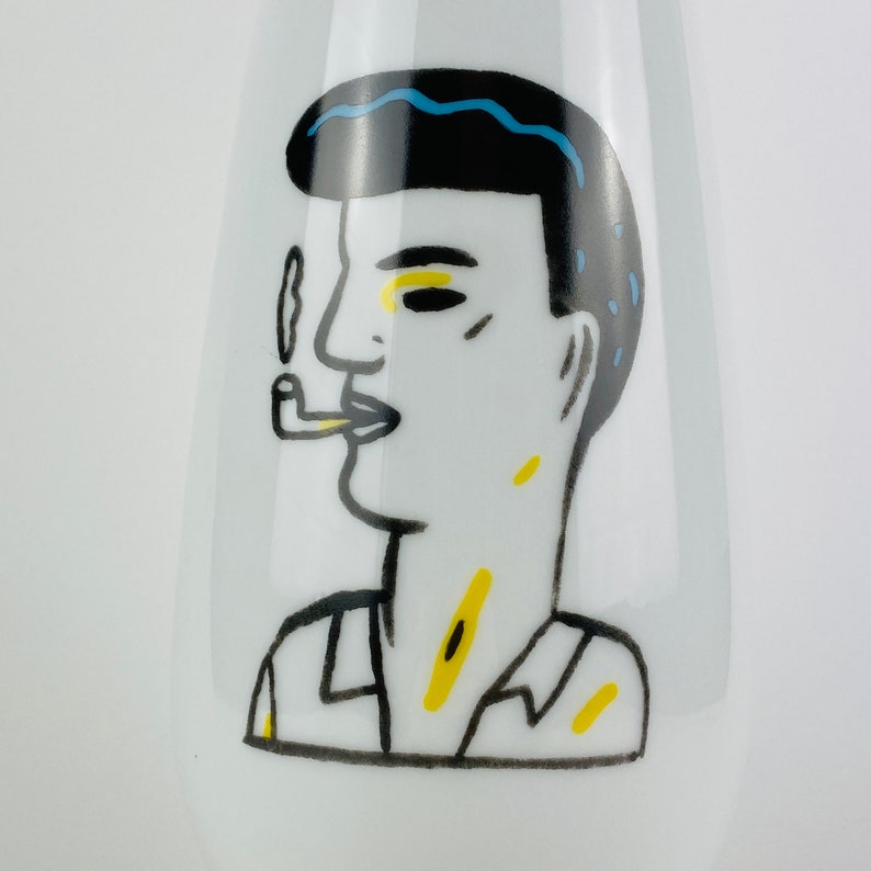 Alessi Tendentse Vase by Guillermo Tejeda for Alessandro Mendini 100% Make-up series No. 83 image 5