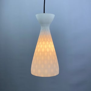 1 of 2 Glass pendant lights by Aloys Gangkofner IBIZA for Peill & Putzler 1960