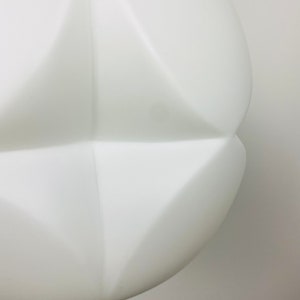 White frosted glass artichoke pendant light XL by Peill and Putzler image 4