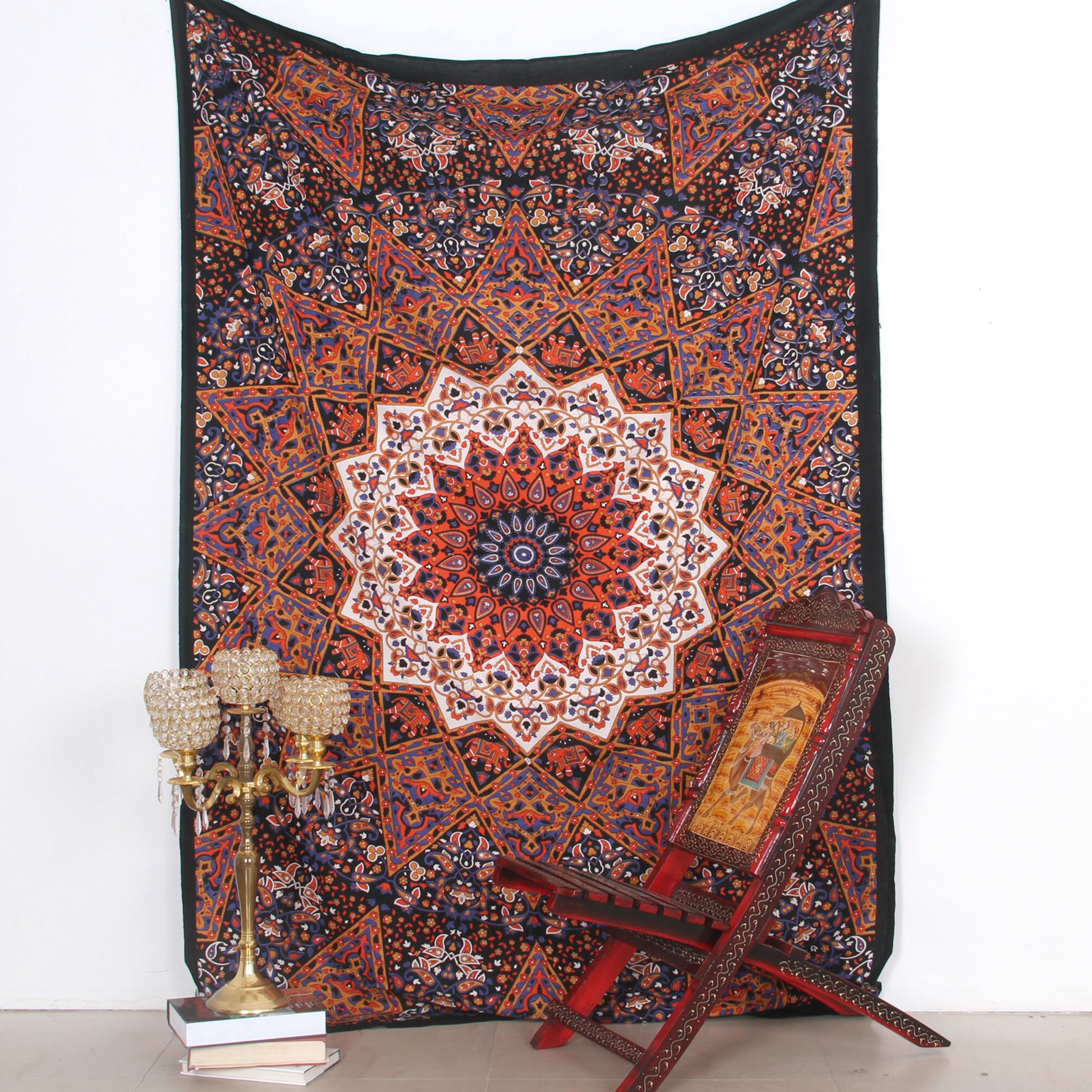Tapestries Psychedelic Tapestry Large Tapestry Star Etsy