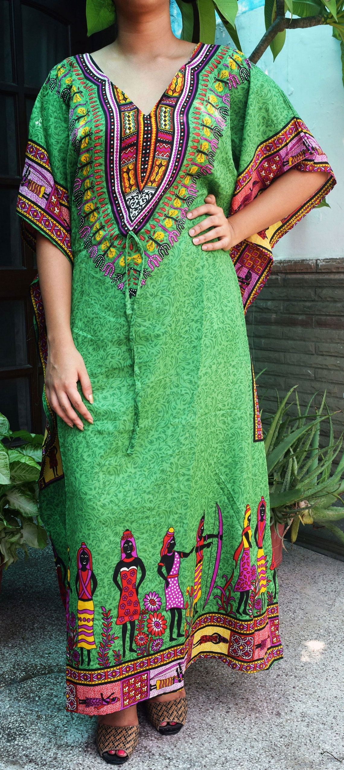 js collections embroidered flutter sleeve gown