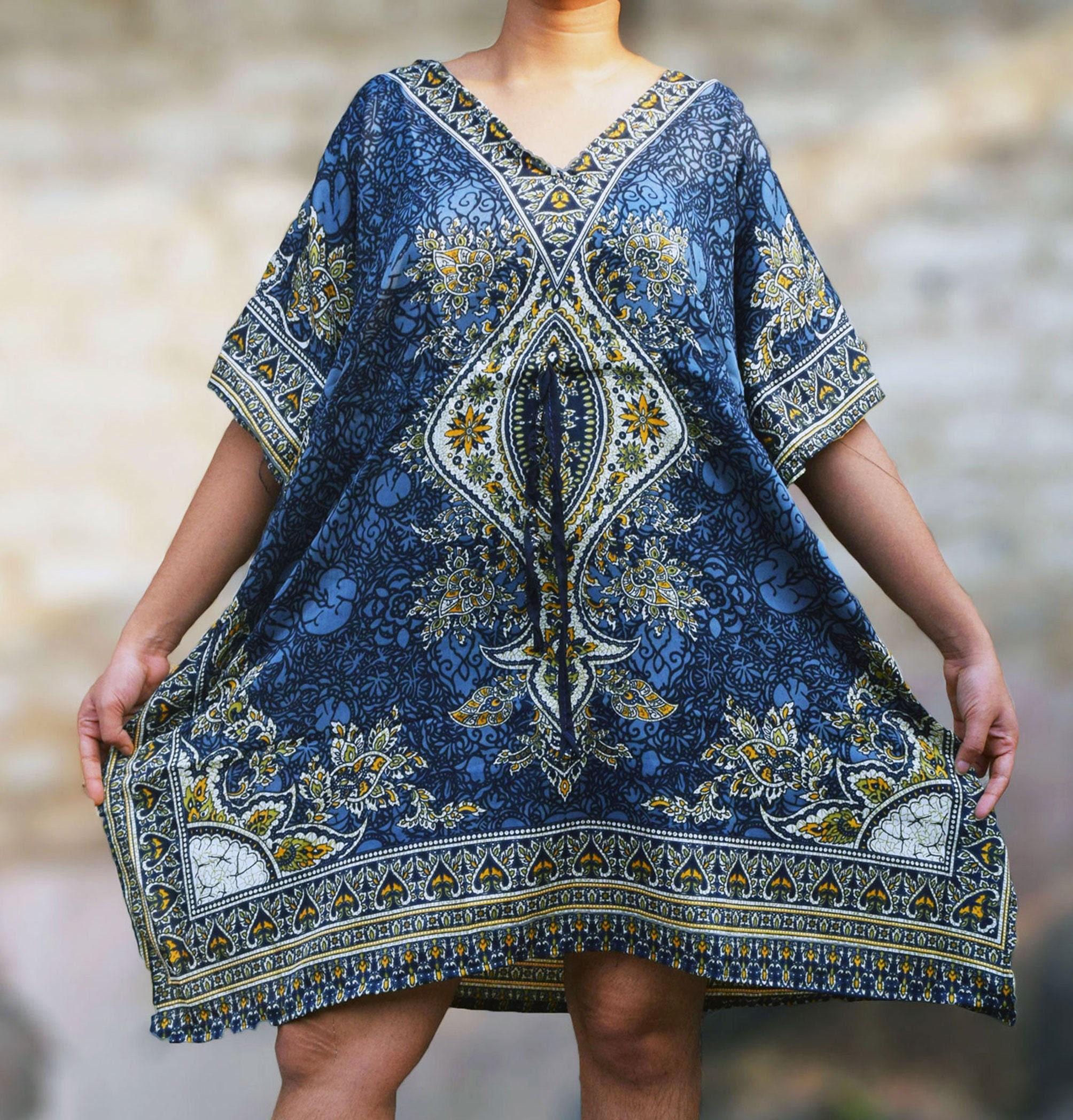 Kaftan Caftan Dress Boho Dress Bridesmaid Dress Gown Etsy