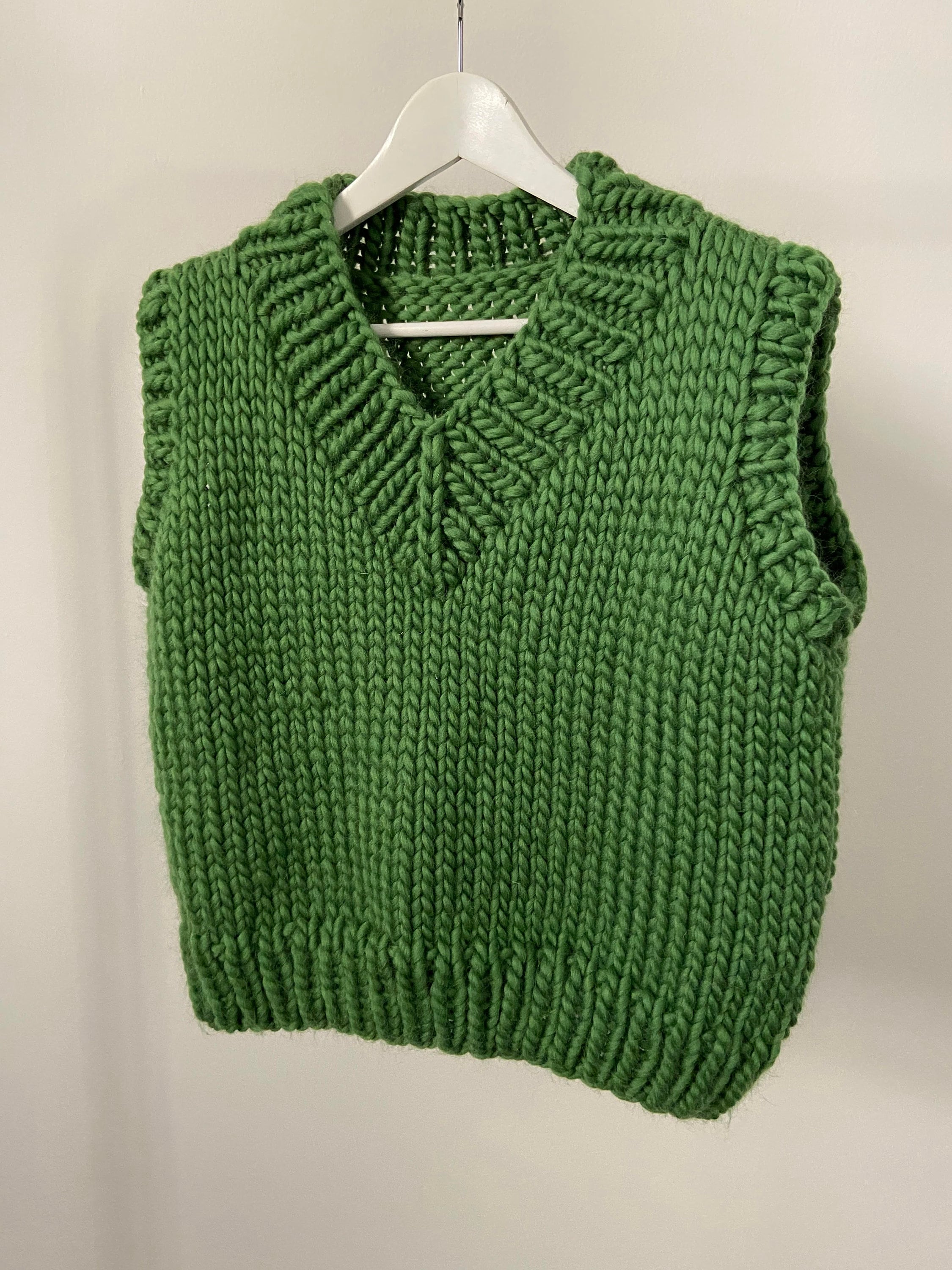 Knitting Pattern: the V Neck Vest by Lovebird Knitwear