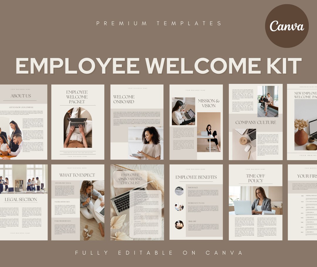 Employee Welcome Package Template New Employee Onboarding - Etsy España