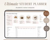 Notion Student Template | Ultimate Academic Planner Dashboard