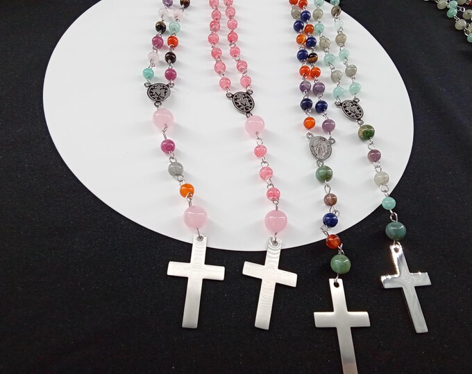 Mother's Gift Rosaries Beads Rosaries Natural Stone Beads Catholic Rosaries Beautiful Gift